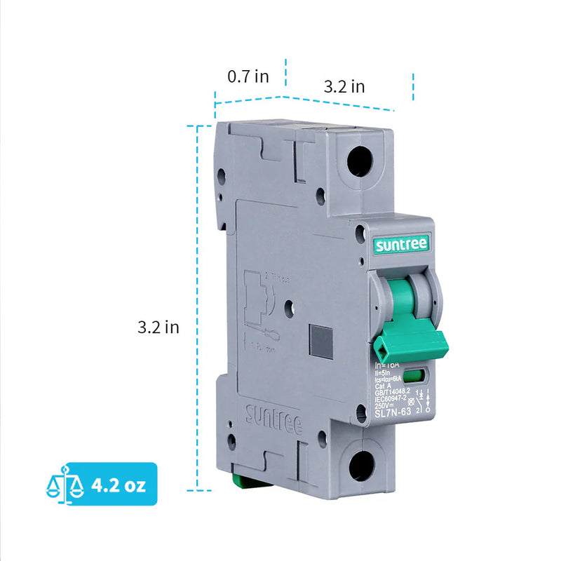 Load image into Gallery viewer, Renogy 16A 1P DC Miniature Circuit Breaker SUNDCCB16MN1P-G1-US
