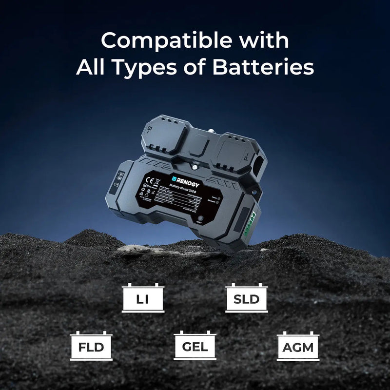 Load image into Gallery viewer, RENOGY Battery Shunt 300 RSHST-B02P300-G1-US