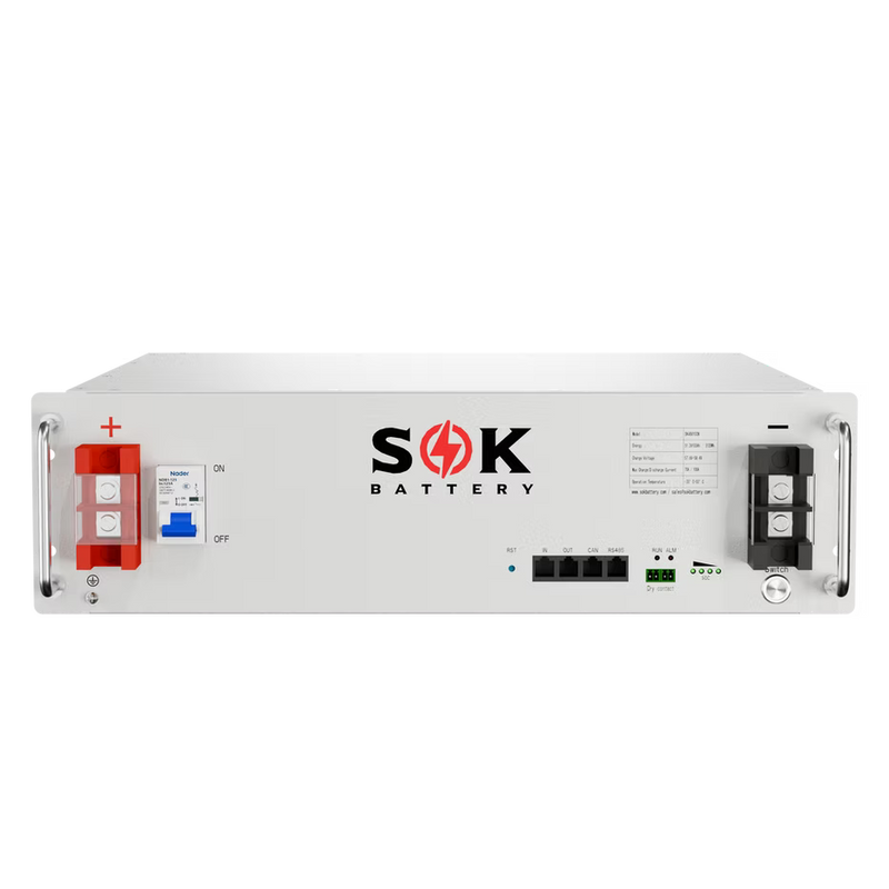 Load image into Gallery viewer, SOK 48V 100Ah Server Rack LiFePO4 Battery SK48V100N