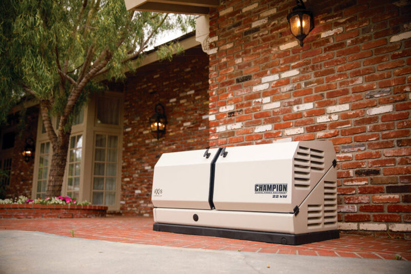 Load image into Gallery viewer, Champion 22 kW Whole House Home Standby Generator and 150A Switch with aXis Technology 201378 - Backup Generator Store