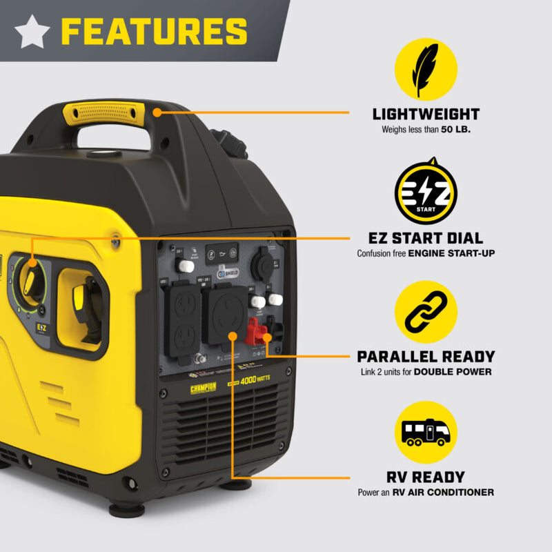 Load image into Gallery viewer, Champion 4000W Inverter with CO Shield® 100809 - Backup Generator Store