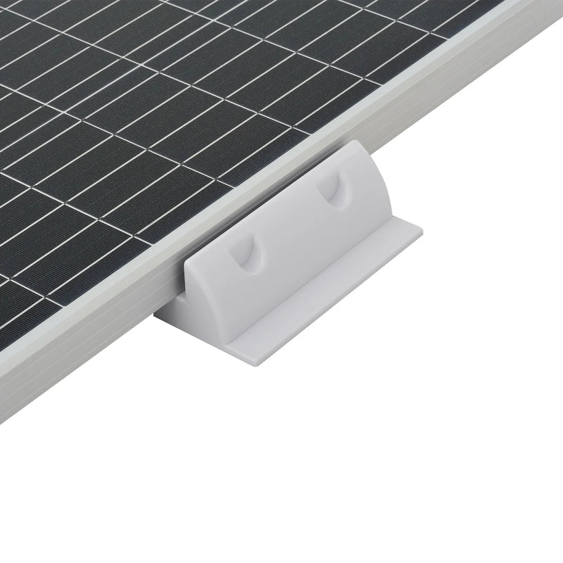 Load image into Gallery viewer, Rich Solar Corner Bracket Mounts White | Set of 6 Brackets for Solar Panel Mounting | Designed for RICH SOLAR MEGA Series Solar Panels | Easy to Install RS-CB6W