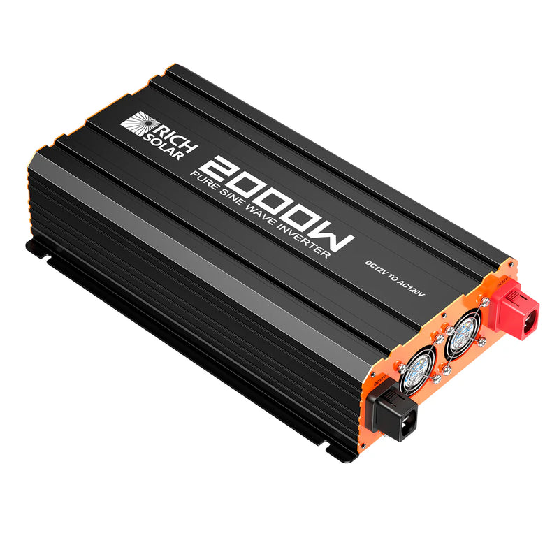 Load image into Gallery viewer, Rich Solar NOVA PURE 2K | 2000 Watt (2kW) 12 Volt Industrial Pure Sine Wave Inverter | Powerful 2000W 12V Off-Grid Inverter for RVs, Trailers, Campers, Vans, Trucks, Overlanders, Boats | Top Rated RS-V2P12