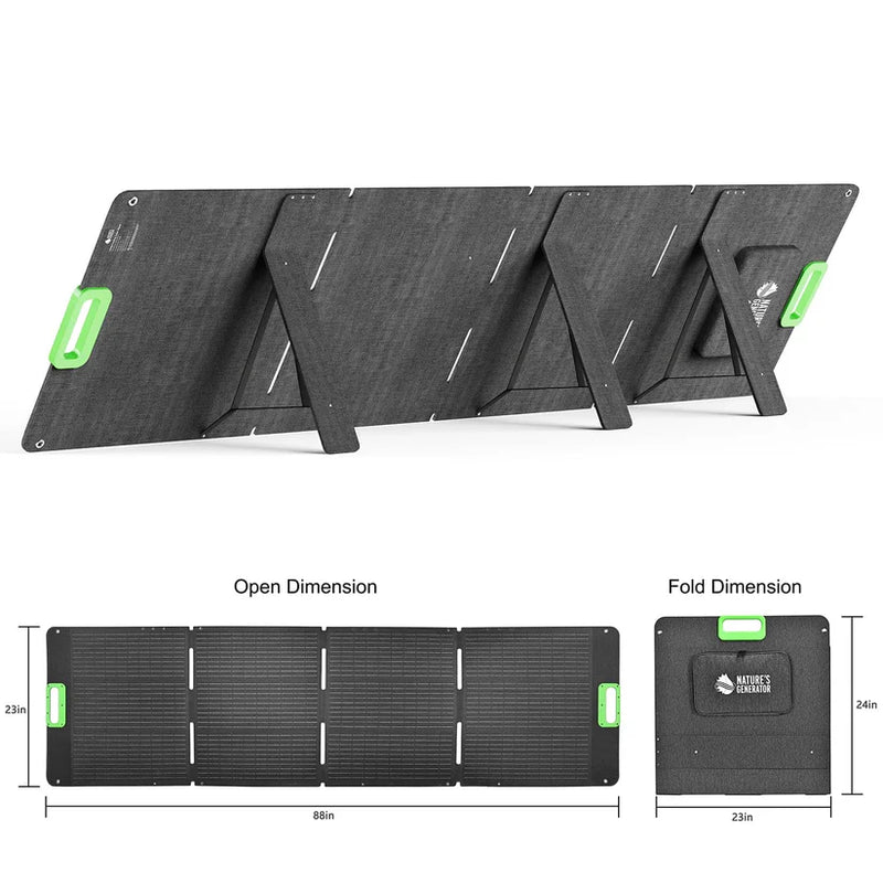 Load image into Gallery viewer, Nature's Generator Lithium 6000 with 2X 200W Solar Panel NGLSXAU