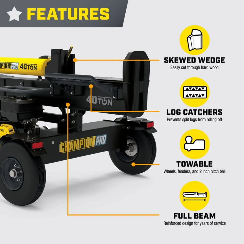 Load image into Gallery viewer, Champion PRO 40-Ton Log Splitter 201091