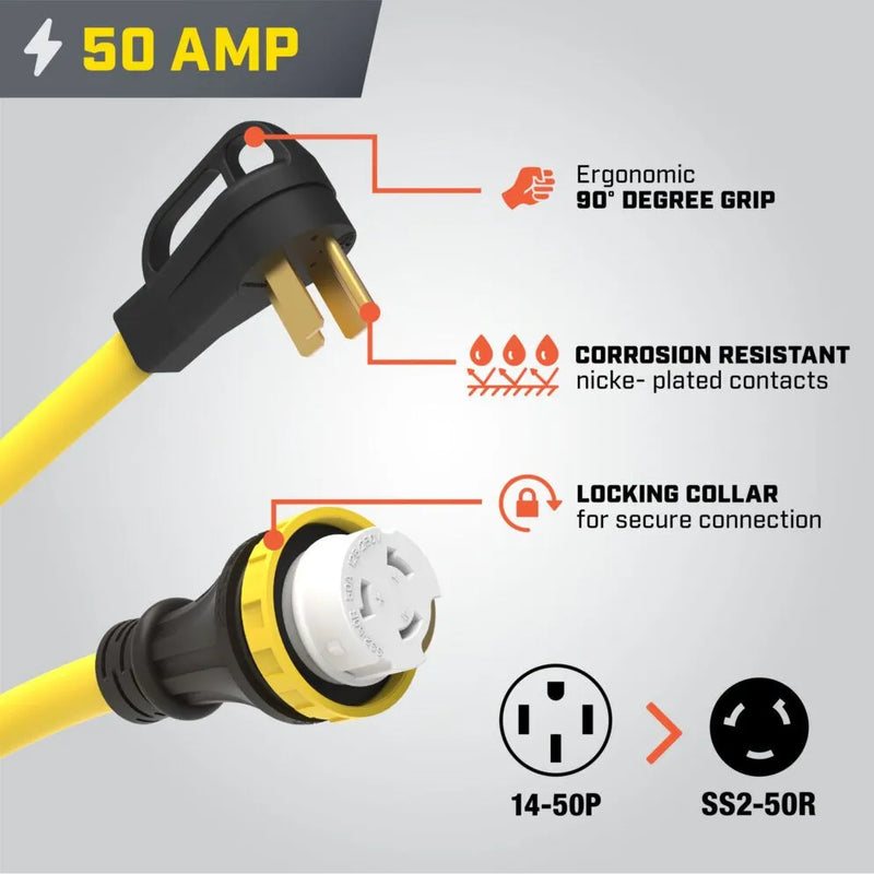 Load image into Gallery viewer, Champion 50A 240V Manual Transfer Switch 201193