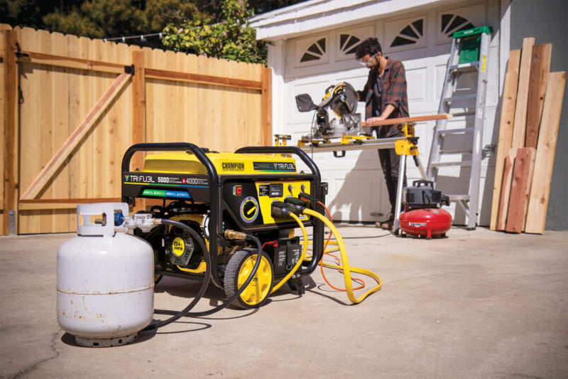 Load image into Gallery viewer, Champion 4000W Electric Start Tri Fuel Generator with CO Shield® 201223 - Backup Generator Store