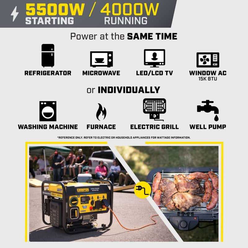 Load image into Gallery viewer, Champion 5500W Open Frame Inverter (CARB) 201255