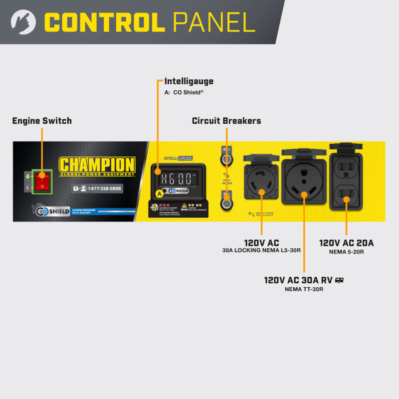 Load image into Gallery viewer, Champion 3500W Generator with CO Shield® 201286 - Backup Generator Store