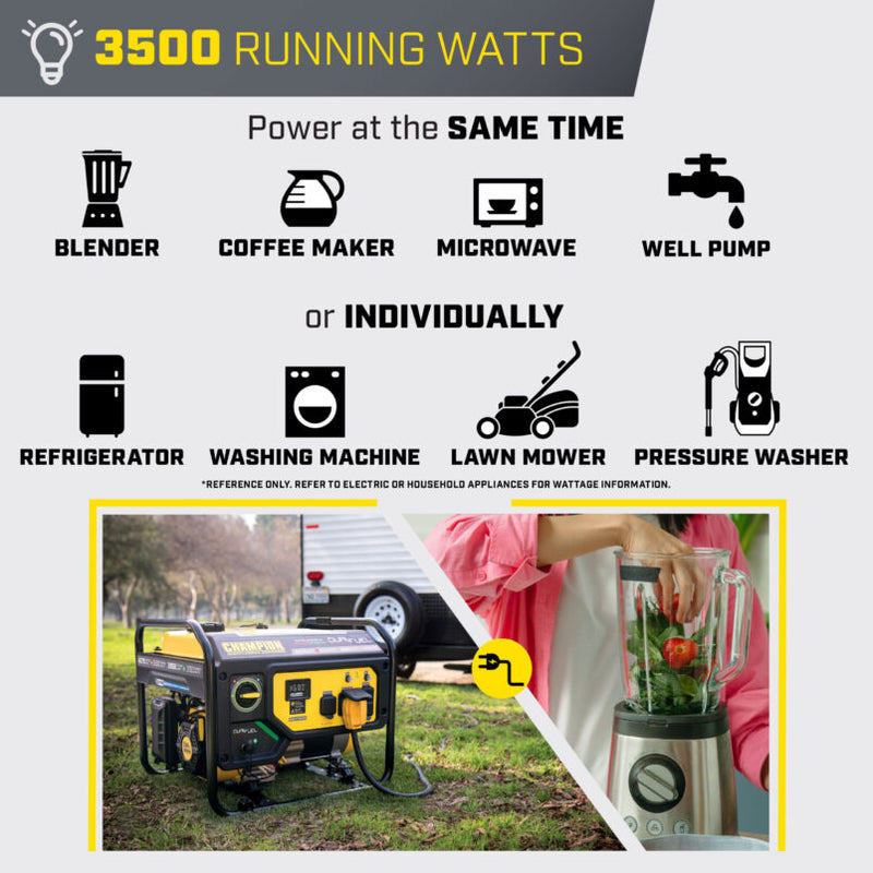 Load image into Gallery viewer, Champion 3500W Dual Fuel Generator with CO Shield® 201296 - Backup Generator Store