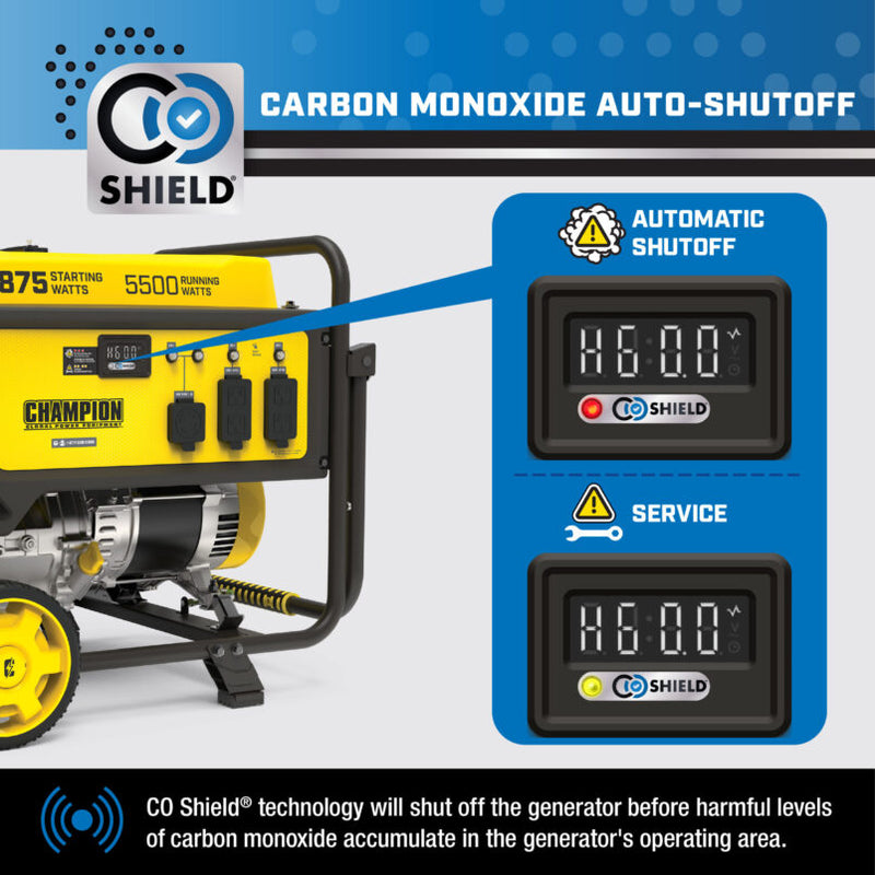 Load image into Gallery viewer, Champion 5500W Generator with CO Shield® 201299 - Backup Generator Store