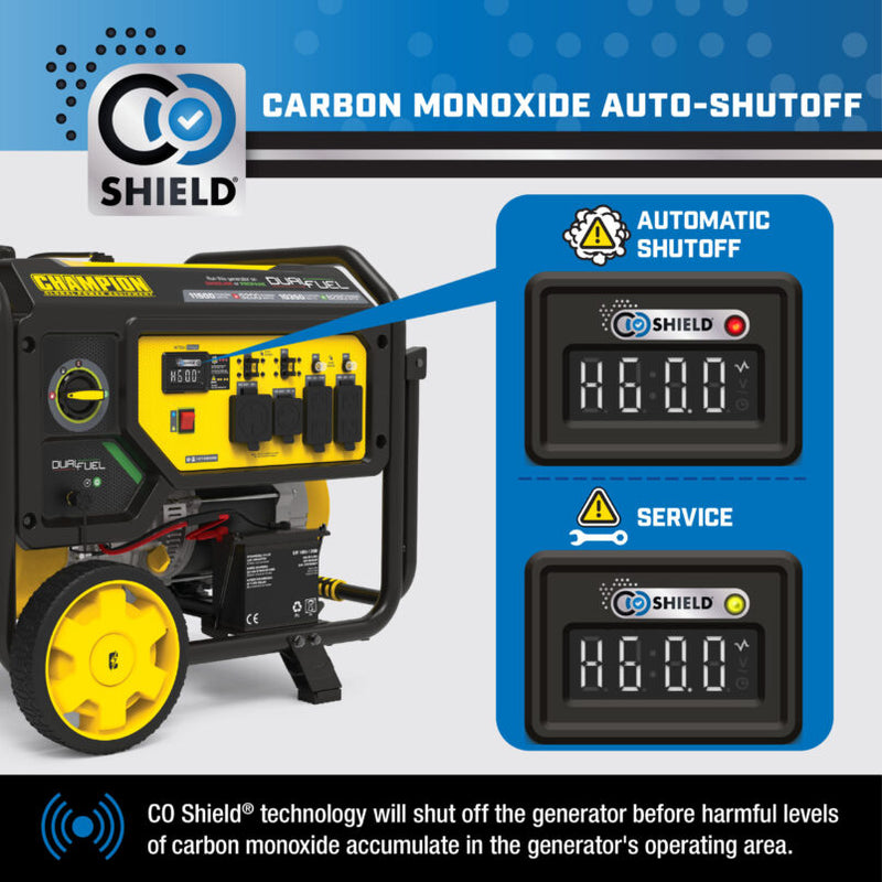 Load image into Gallery viewer, Champion 9200W Electric Start Dual Fuel Generator with CO Shield® 201302 - Backup Generator Store