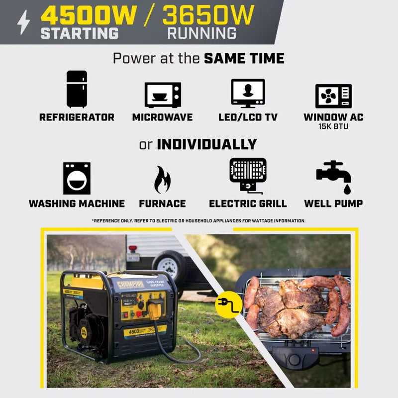 Load image into Gallery viewer, Champion 4500W Open Frame Inverter with CO Shield 201320
