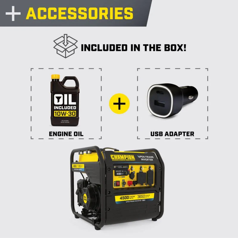 Load image into Gallery viewer, Champion 4500W Open Frame Inverter with CO Shield 201320