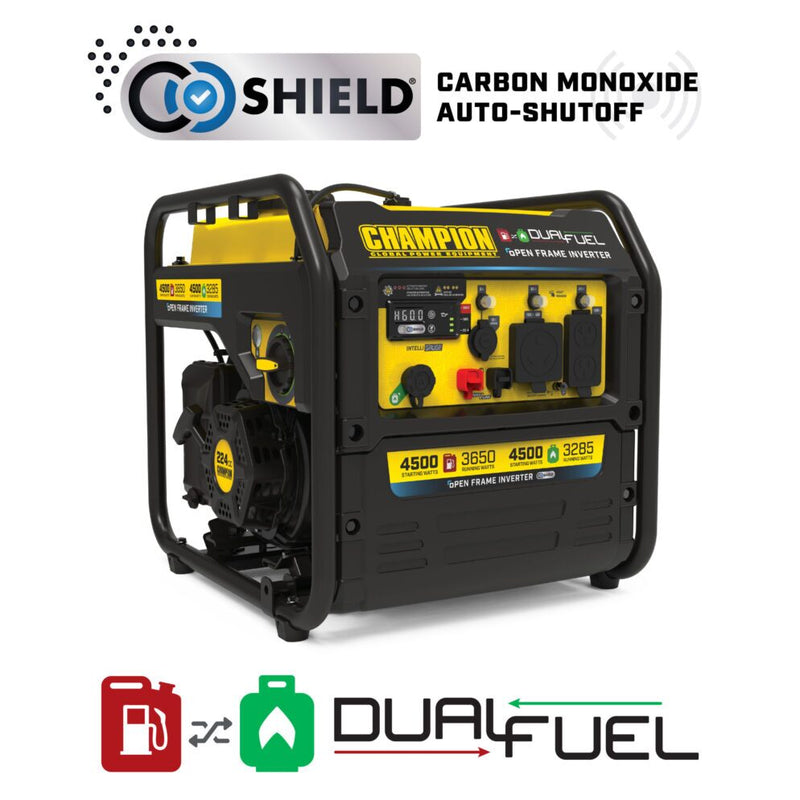 Load image into Gallery viewer, Champion 4500W Dual Fuel Open Frame Inverter 201321