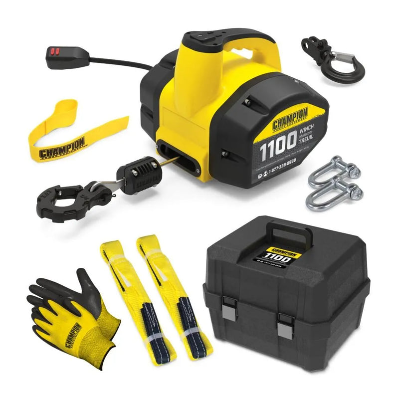 Load image into Gallery viewer, Champion 1100 lb. Winch Kit 201371