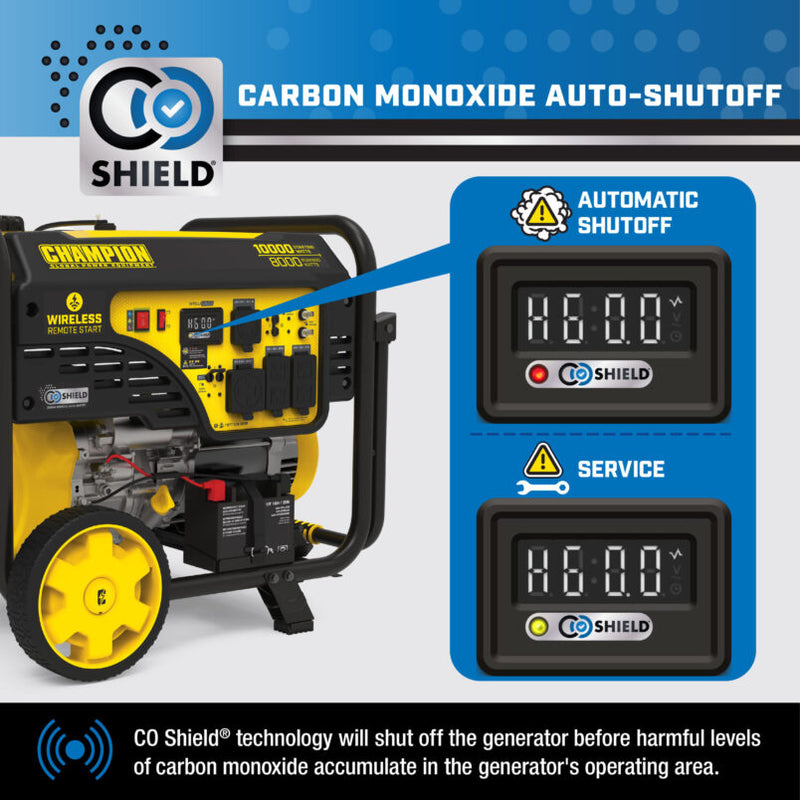 Load image into Gallery viewer, Champion 8000W Wireless Start Generator with CO Shield® 201506 - Backup Generator Store