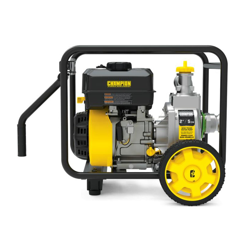 Load image into Gallery viewer, Champion 2 in. Semi-Trash Water Pump with Hose Kit 201559 - Backup Generator Store