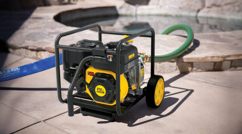 Load image into Gallery viewer, Champion 2 in. Semi-Trash Water Pump with Hose Kit 201559 - Backup Generator Store
