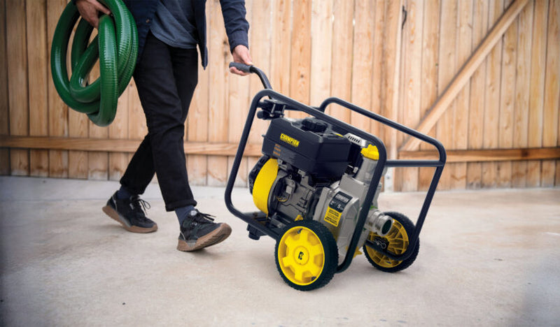 Load image into Gallery viewer, Champion 2 in. Semi-Trash Water Pump with Hose Kit 201559 - Backup Generator Store