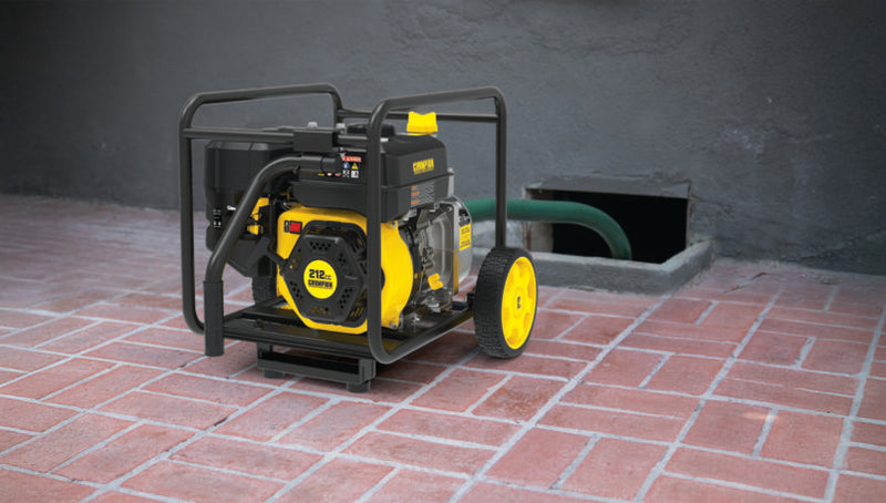 Load image into Gallery viewer, Champion 2 in. Semi-Trash Water Pump with Hose Kit 201559 - Backup Generator Store
