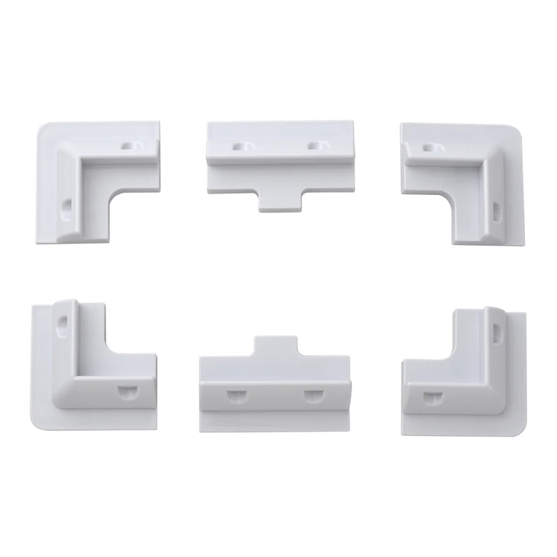 Load image into Gallery viewer, Rich Solar Corner Bracket Mounts White | Set of 6 Brackets for Solar Panel Mounting | Designed for RICH SOLAR MEGA Series Solar Panels | Easy to Install RS-CB6W