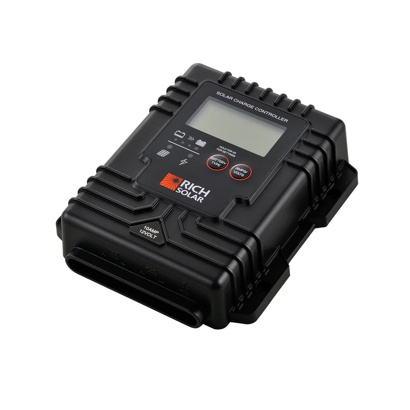 Load image into Gallery viewer, Rich Solar BRAVO Waterproof 10 | 10 Amp Waterproof PWM Solar Charge Controller | Waterproof 10A 12V PWM Solar Controller for RVs, Trailers, Campers, Vans, Boats, Off-Grid | #1 Waterproof Solar Controller RS-PWM10WP