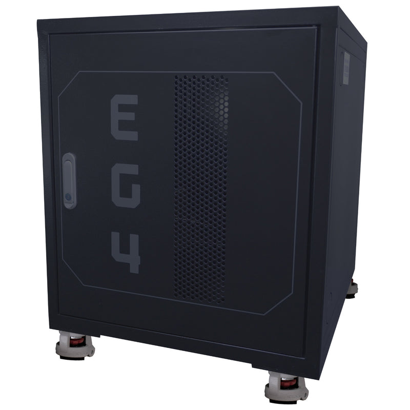 Load image into Gallery viewer, EG4 Enclosed Battery Rack | 3 Slot | Wheels Included