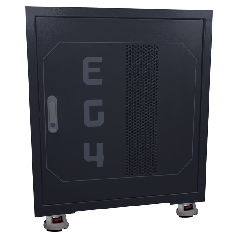 Load image into Gallery viewer, EG4 Enclosed Battery Rack | 3 Slot | Wheels Included