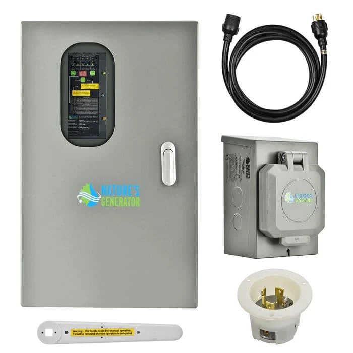 Load image into Gallery viewer, Nature's Generator 2X Lithium 6000 and 50A Transfer Switch NGLSXDP