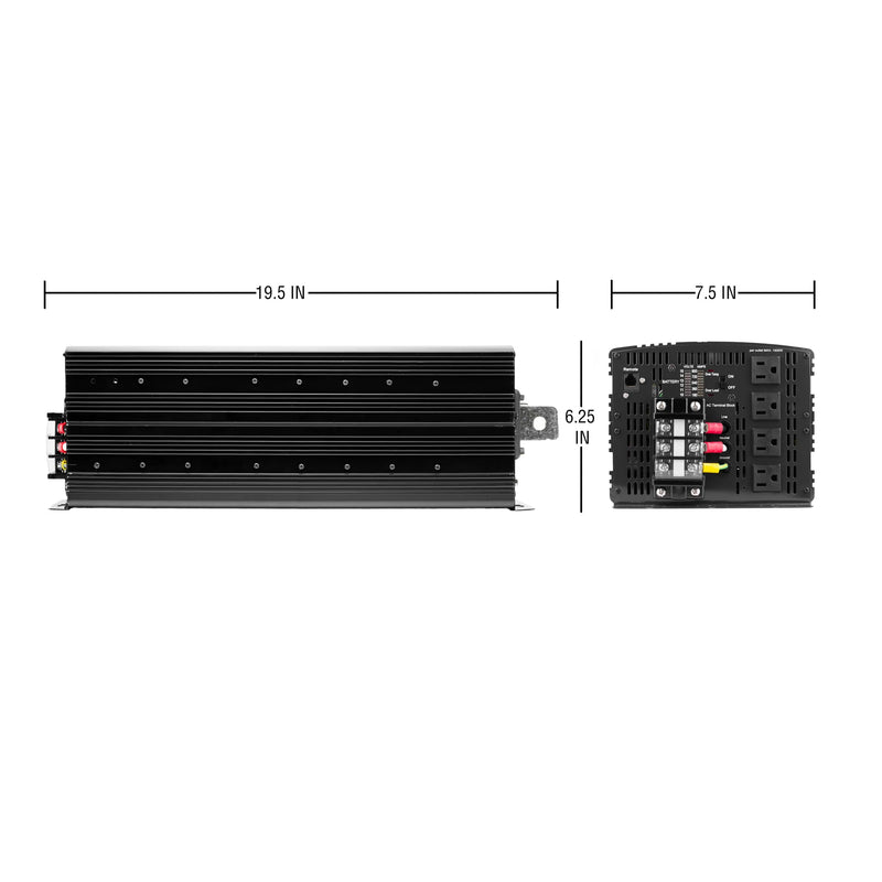 Load image into Gallery viewer, Wagan ProLine™ 8,000 Watt (MSW) Power Inverter EL3746