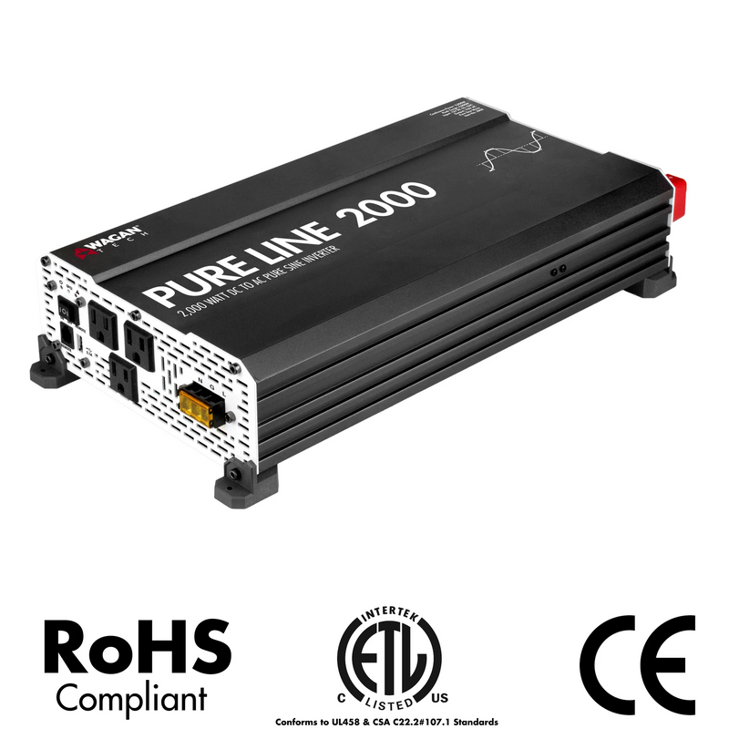 Load image into Gallery viewer, Wagan Pure Line Inverter 2000 Watt (PSW) EL3808