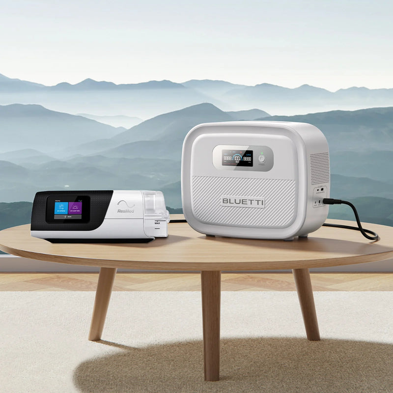 Load image into Gallery viewer, BLUETTI X60 614Wh CPAP Power Bank For Camping/Travel/Emergency P-X60-US-WH-BL-010