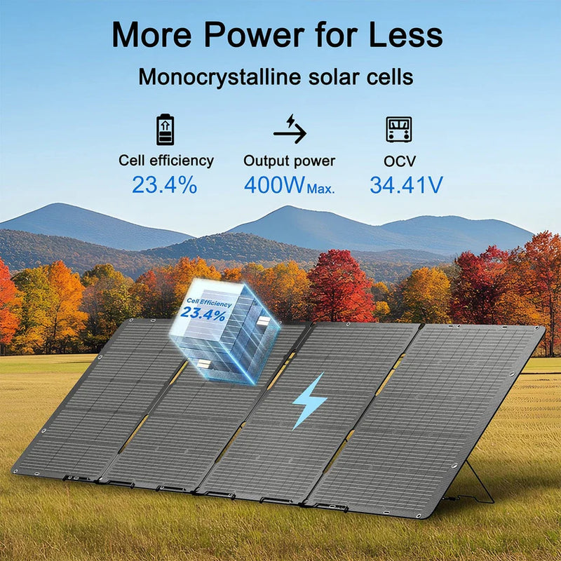 Load image into Gallery viewer, Nature's Generator 400W Folding Solar Panel NG400FPNL