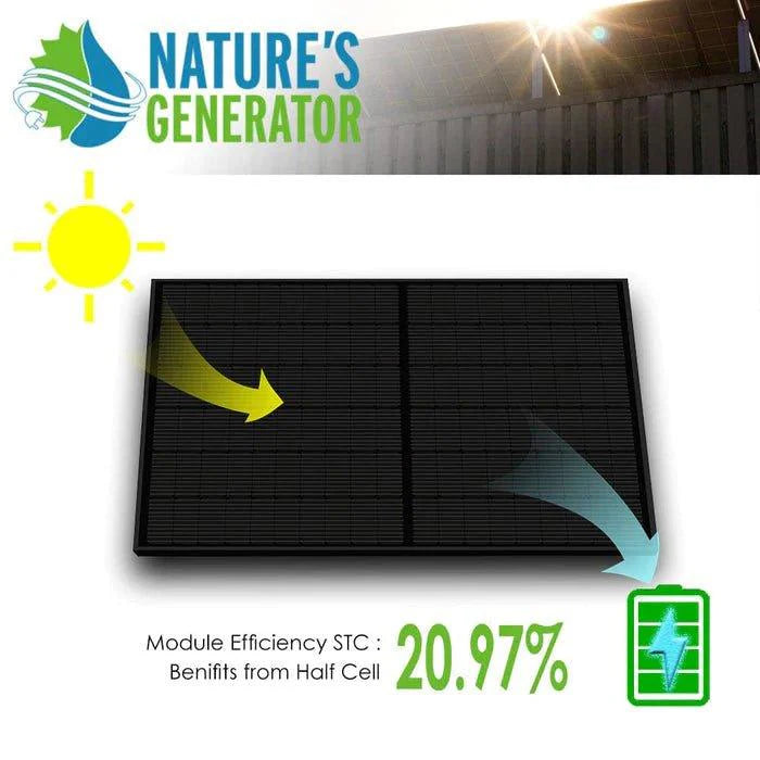 Load image into Gallery viewer, Nature's Generator 410 Watt Monocrystalline Solar Panel (4 Pack) NG4SP410