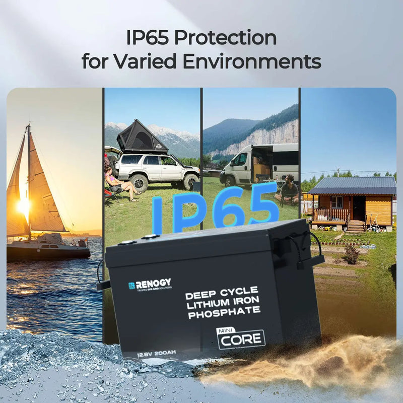 Load image into Gallery viewer, Core - 12V 200Ah LiFePO4 Battery w/ Low-Temperature Protection RBT12200LFP-M-G1-US