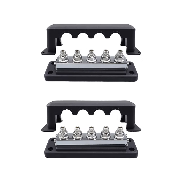 Load image into Gallery viewer, RUiXU Busbar | 3/8" (M10) Terminal Studs | One Pair | | 600A RX5600