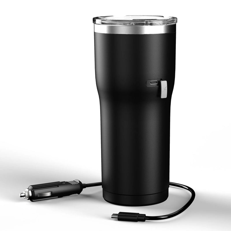 Load image into Gallery viewer, Wagan 12V Travel Heated Mug - Black EL6101