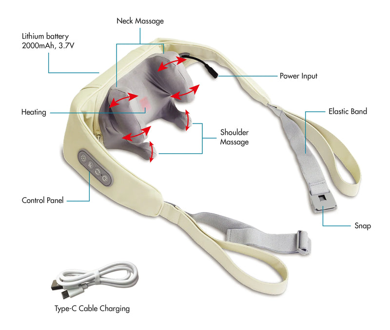 Load image into Gallery viewer, Wagan Kneading Shoulder & Neck Massager IN9532