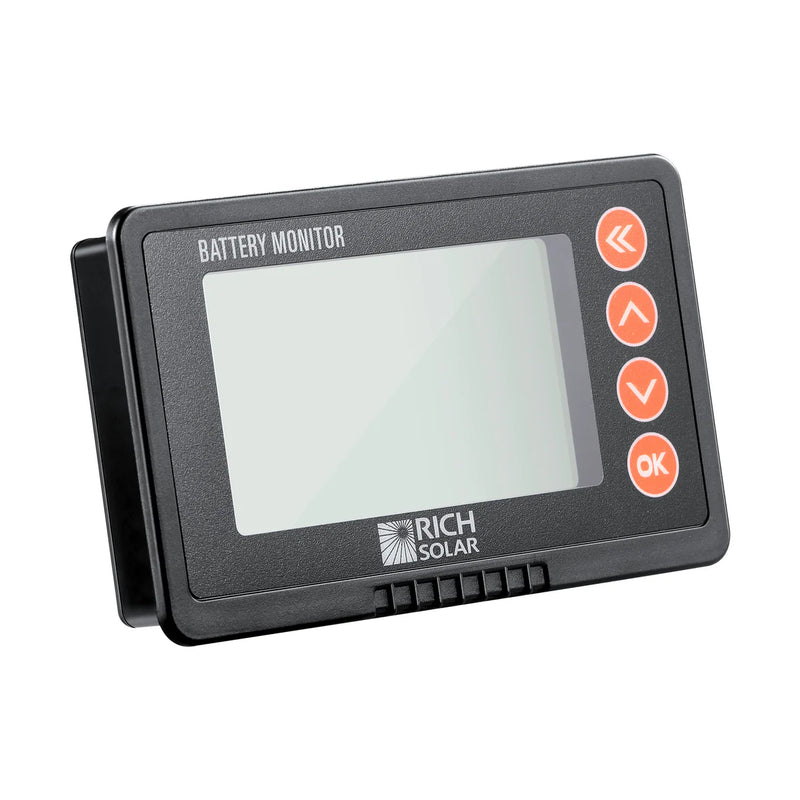 Load image into Gallery viewer, Rich Solar 500 Amp Battery Monitor with Shunt | 8~120V 500A Battery Monitor with Shunt | Accurate Battery Status Monitor | Easy to Use RS-BM500
