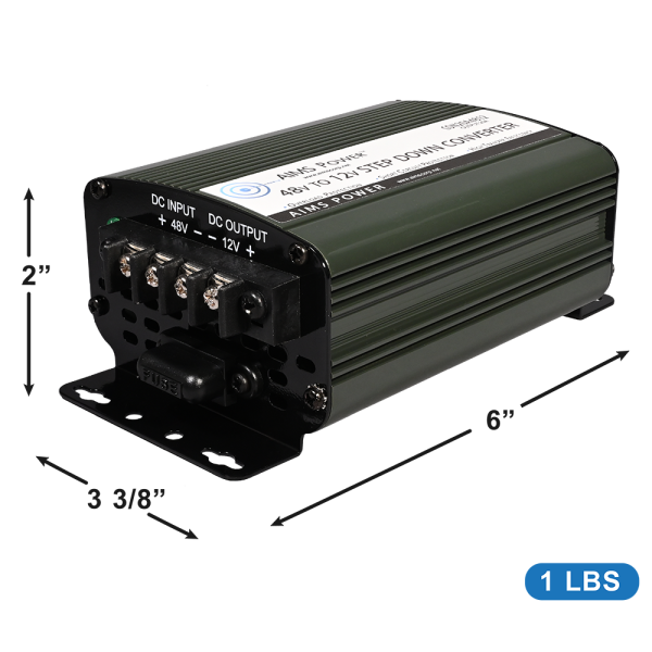 Load image into Gallery viewer, Aims 20 Amp 48V to 12V DC-DC Step Down Converter for Boats, Golf Carts and Lights CON20A4812