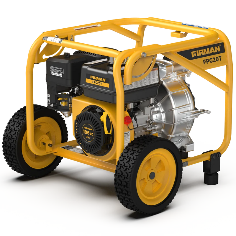Load image into Gallery viewer, Firman 2-Inch Portable High Pressure Water and Semi-Trash Pump fpg20t