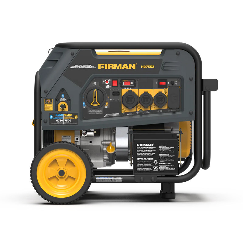 Load image into Gallery viewer, Firman Dual Fuel Portable Generator 7500W Electric Start 120/240V h07552