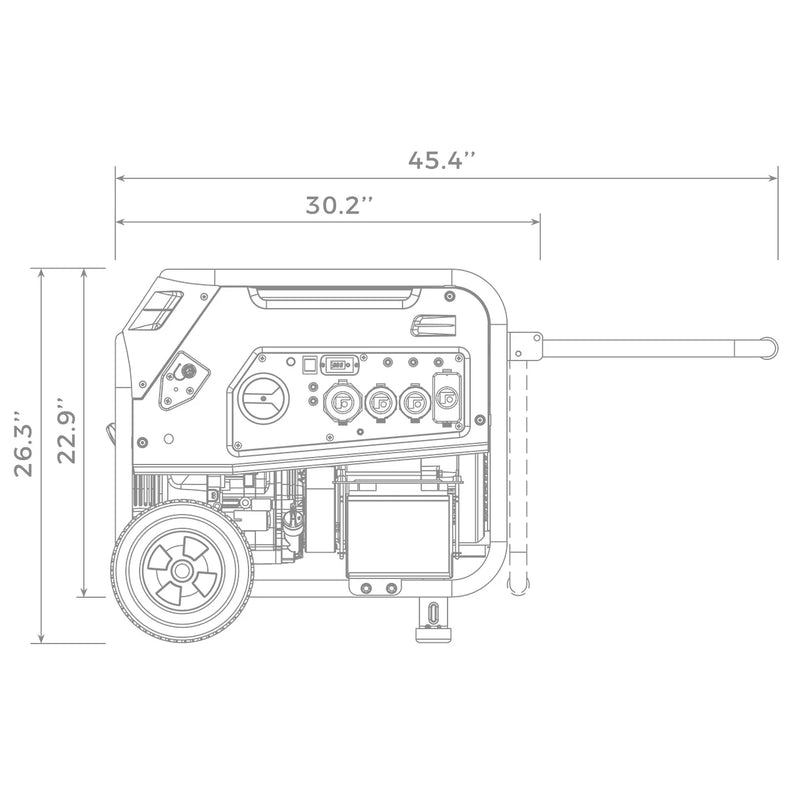 Load image into Gallery viewer, Firman Dual Fuel Portable Generator 7500W Electric Start 120/240V h07552