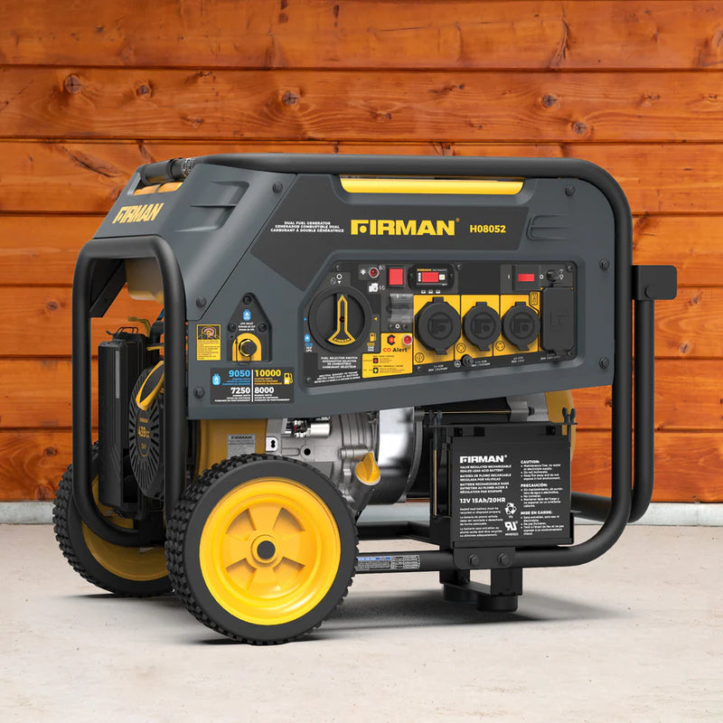 Load image into Gallery viewer, Firman Dual Fuel Portable Generator 10000W Electric Start 120/240V with CO alert h08052