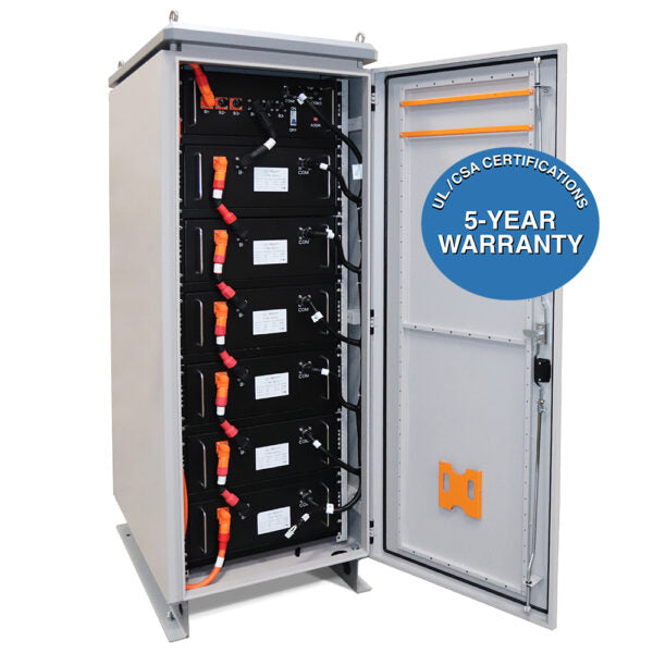 Load image into Gallery viewer, Aims Lithium Battery Cabinet 230VDC 96AMPS 22,114 Watt Hours! MASTER LFP230V96AM