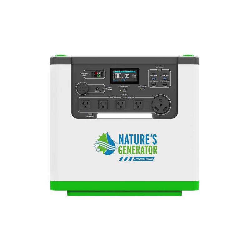 Load image into Gallery viewer, Nature's Generator Lithium 3600 Power Station NGLGN36