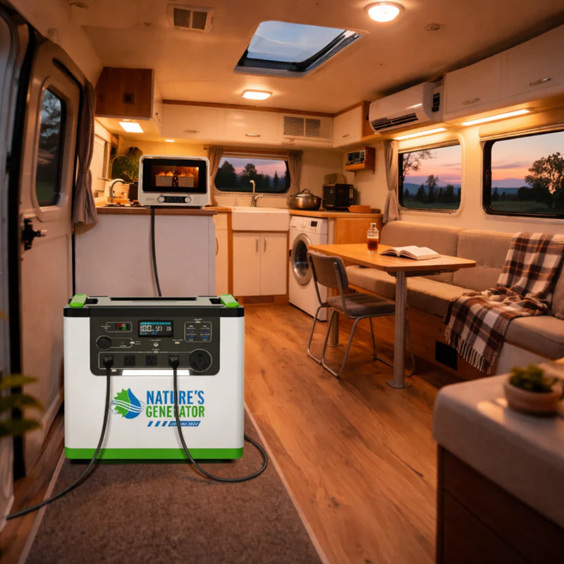 Load image into Gallery viewer, Nature's Generator Lithium 3600 Solar Generator + 2X 100W Rigid Panel NGL36AU
