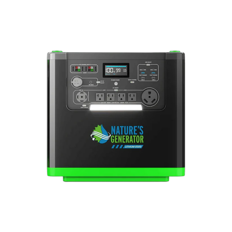 Load image into Gallery viewer, Nature's Generator Lithium 6000 Power Station + Power Pad NGLGNSX