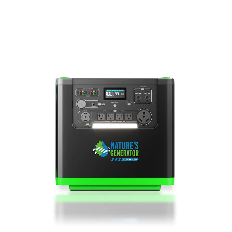 Load image into Gallery viewer, Nature's Generator Lithium 6000 and 30A Transfer Switch NGLGNSXPA